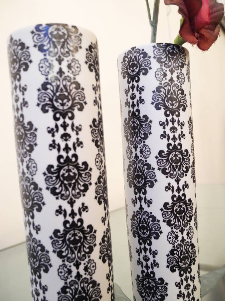 LIMA Black Porcelain Soliflore Vase for wholesale by Pachyderme