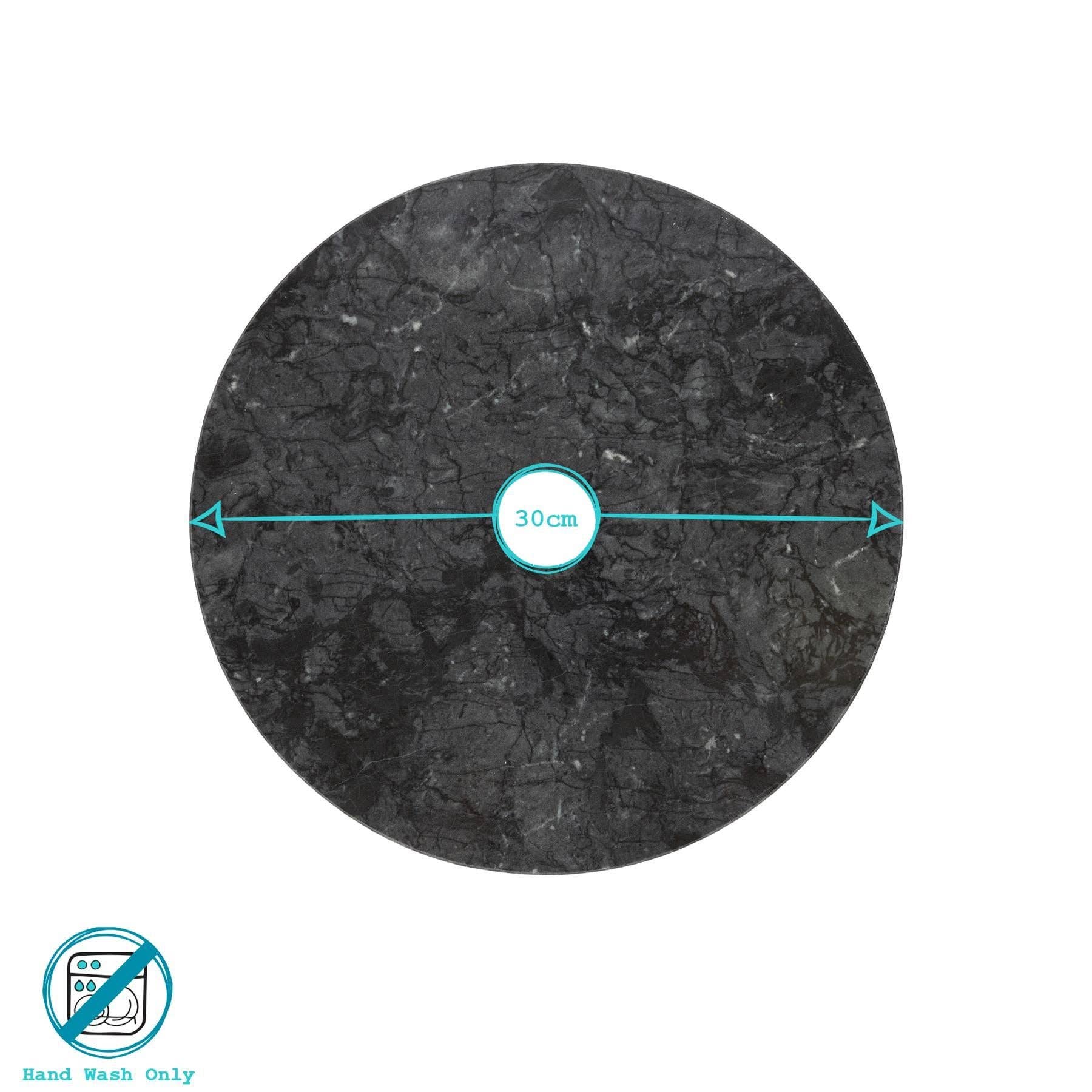 Rinkit Ltd - Vendita all'ingrosso Taglieri - Tagliere rotondo in marmo - 30 cm4