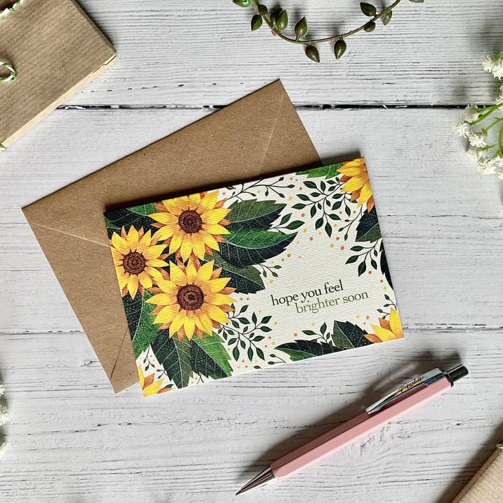 Cartão de Saudação "Sinta-se Melhor em Breve" por atacado de By Becky Amelia