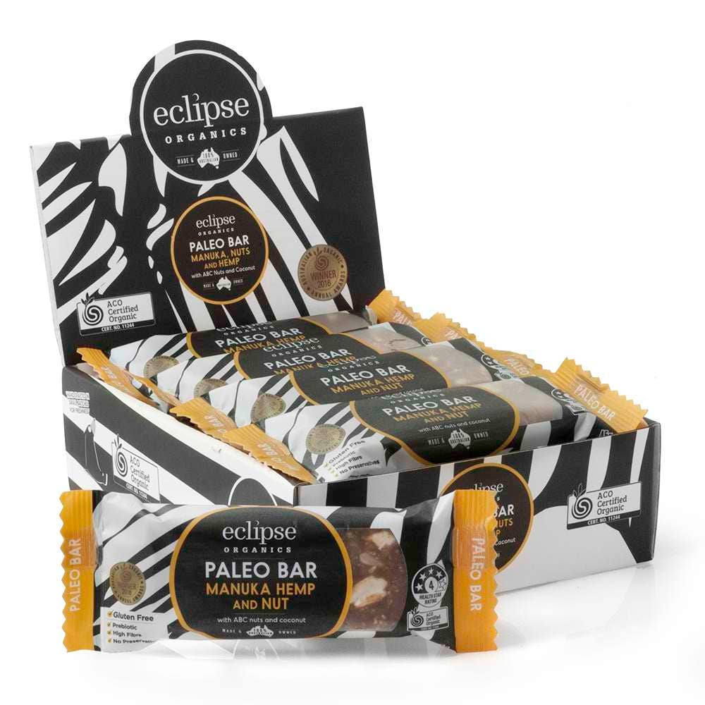 Eclipse Organics - Wholesale Snack Bar - Organic Paleo Bar – Manuka and Nut0