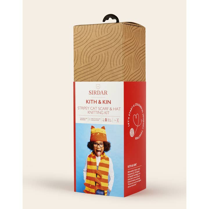 DMC - Wholesale Knitting/Crochet Supplies - Sirdar Cat Hat and Scarf Knit Kit