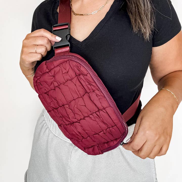 Mugsby - Wholesale Belt Bag - Women's - Puff Fanny Pack, Puff Waist Bag, Puff Crossbody, Belt Bag11
