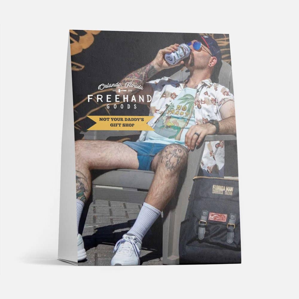 Freehand Goods - Wholesale Desk/Tabletop Sign - PoP Tabletop Sign1