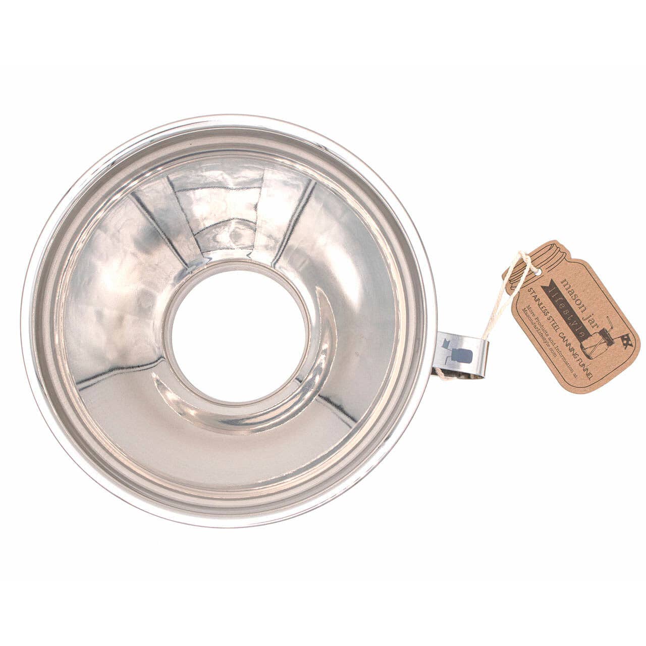 Mason Jar Lifestyle - Vente Entonnoir - Entonnoir en acier inoxydable pour pots Mason4
