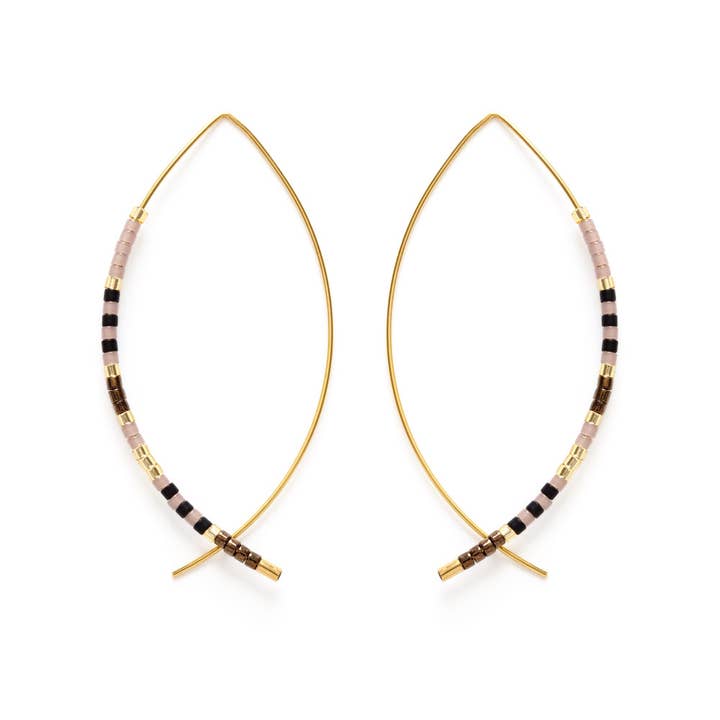 Amano Studio – wholesale Hoop-örhängen – Japanska pärlörhängen i marquisemodell2