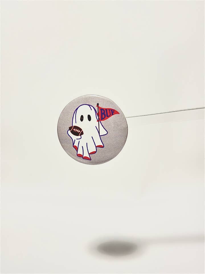 Buffalo Ghost | Button for wholesale by IreDesign Studio