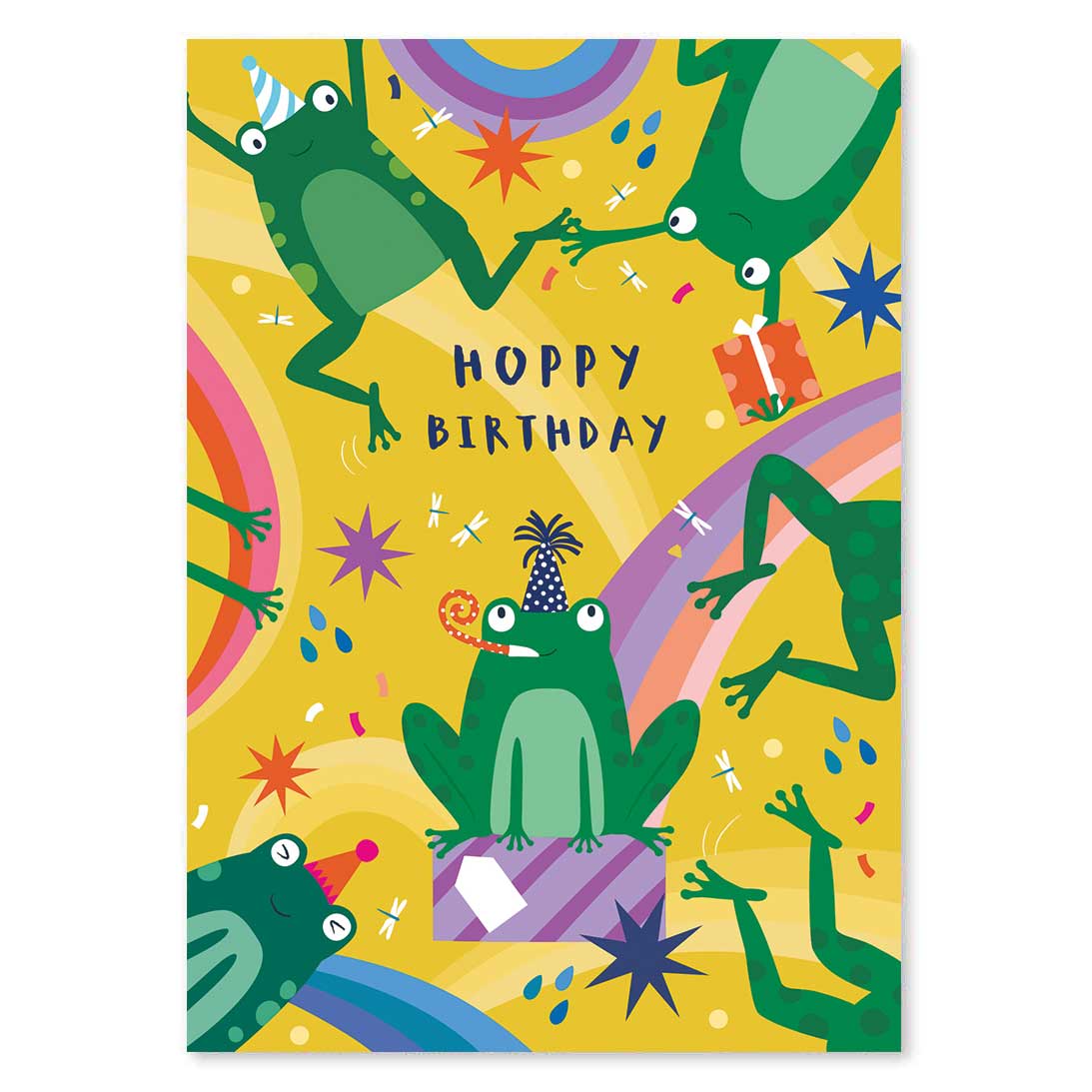 Klara Hawkins - Wholesale Birthday Card - Frogs Children's Generic Birthday Card | Frog Birthday Card2