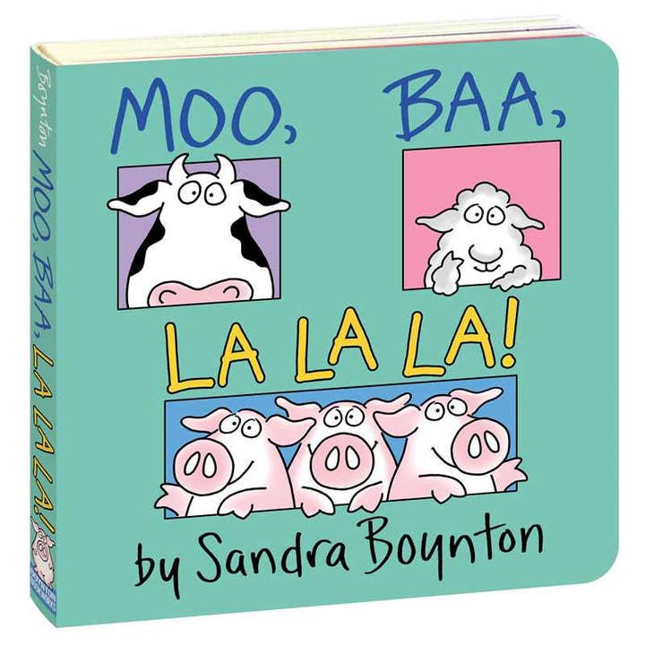 Simon & Schuster - Wholesale Baby & Toddler Book (0-2) - Moo, Baa, La La La! by Sandra Boynton5
