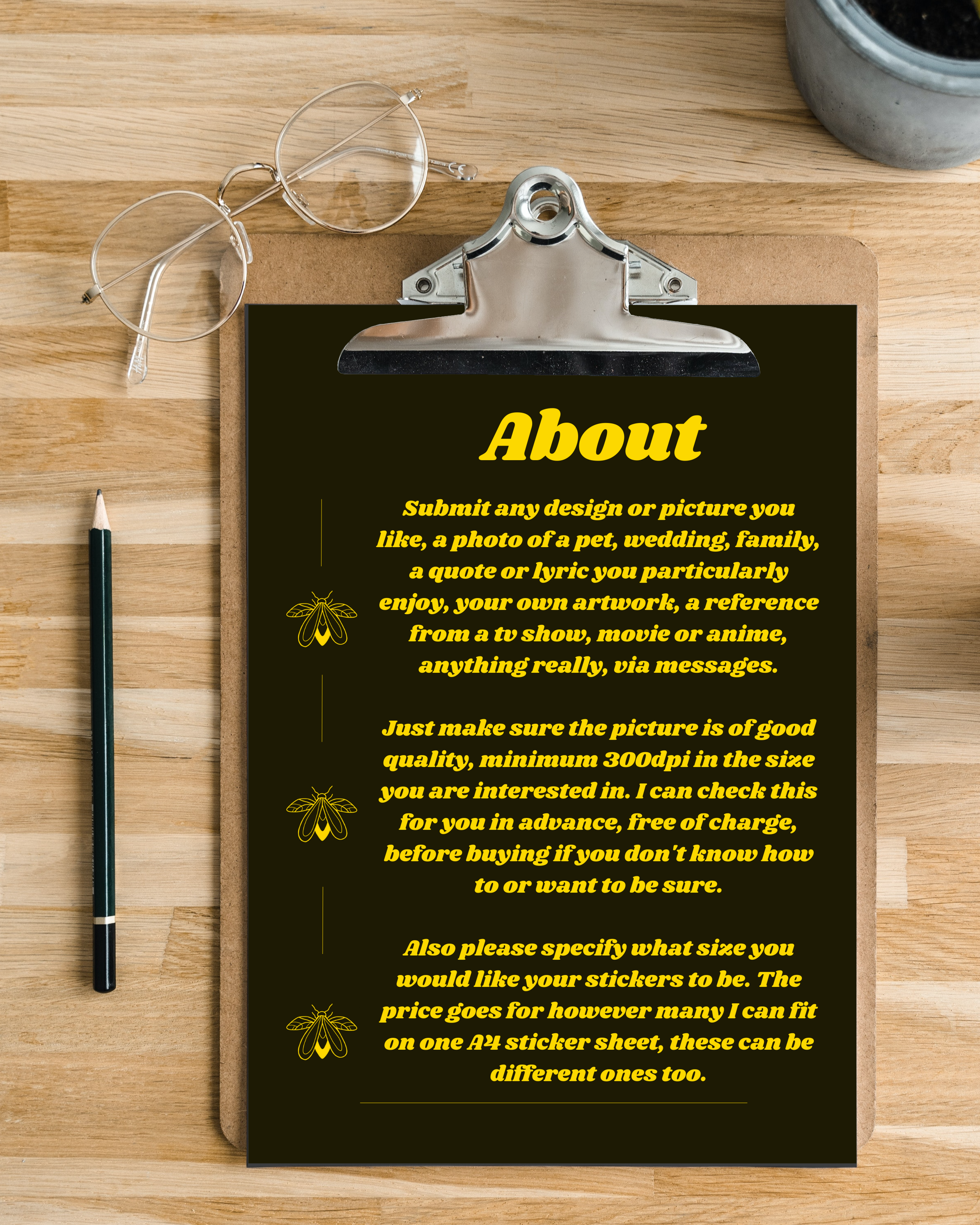 x The Fancy Firefly - Wholesale Sticker - Custom die-cut stickers - However many fit on one A4 sheet2