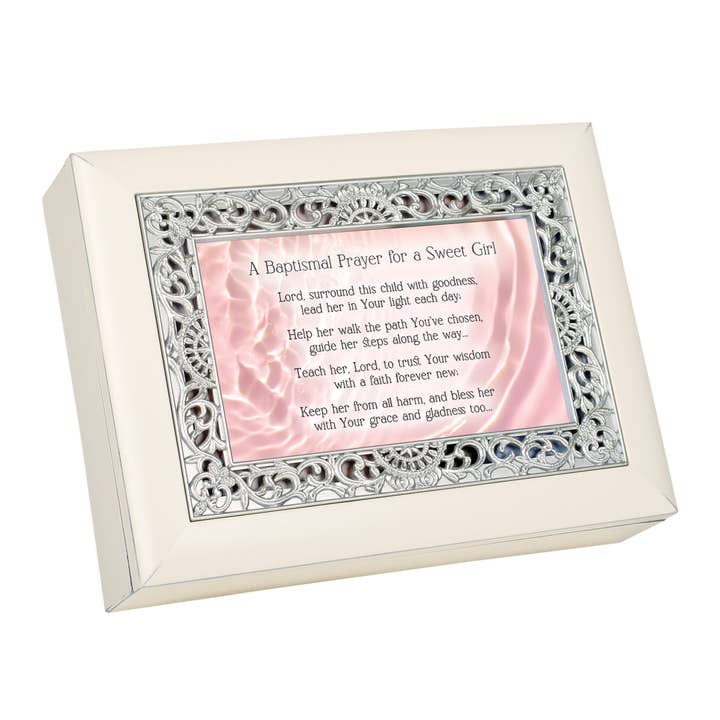 Muziekdoos Ornate Baptismal Prayer Sweet voor wholesale door Magnolia