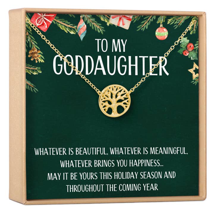 Christmas Gift for Goddaughter Necklace, Multiple Styles for wholesale by Dear Ava