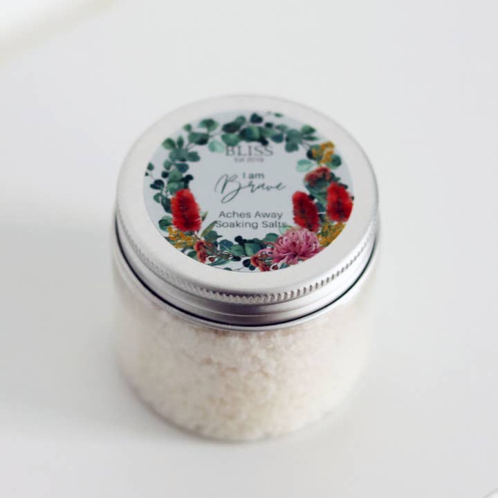 BLISS by Waddell & Co - Wholesale Bath Salts - Aches Away Soaking Salts - I am Brave