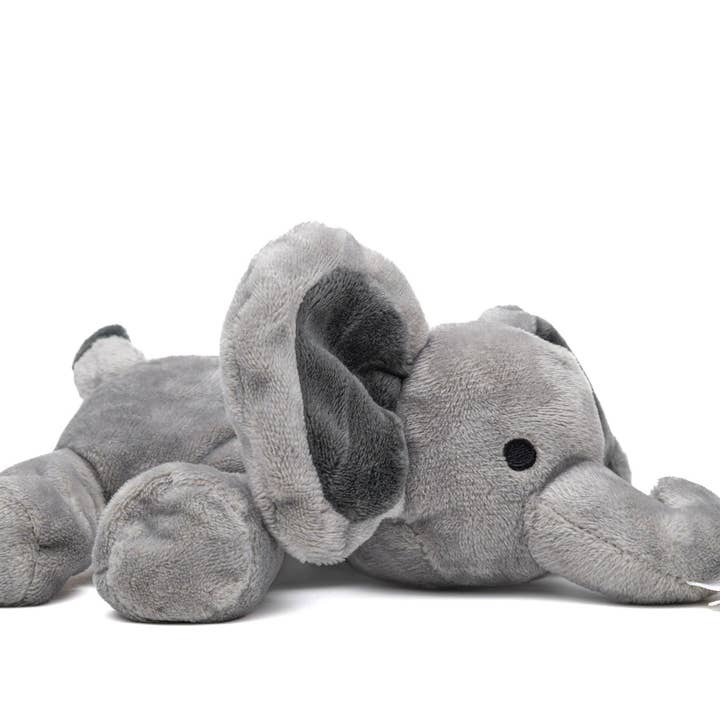 KINREX - Venta al por mayor Clip para chupete - Bebé - Chupete gris con forma de elefante bebé, animal de peluche con forma de elefante, 7 pulgadas