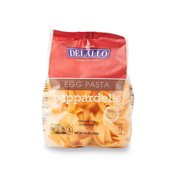 Delallo - Wholesale Pasta - Egg Pappardelle Pasta 8.8oz