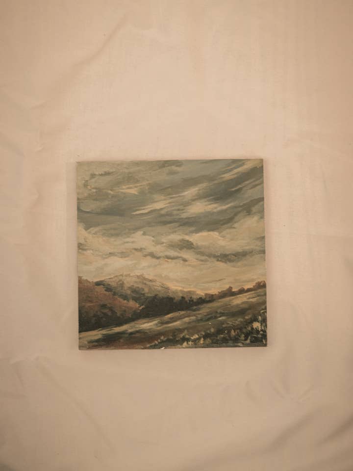 "My Mountains" Fine Art Giclée Canvas Panel for wholesale by Lewa Studio