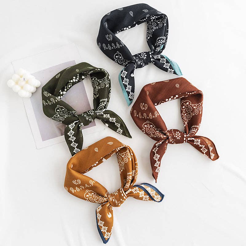 Funkyrel® Atzbranding Limited - Wholesale Scarf - Women's - Scarvii - Fashionable Paisley Square Scarf6