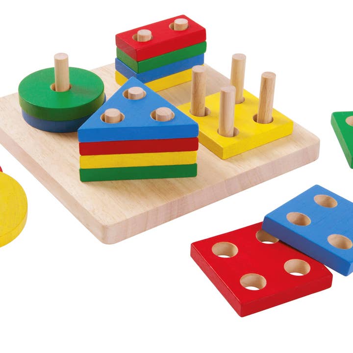 Geometric Sorting Board for wholesale by PlanToys