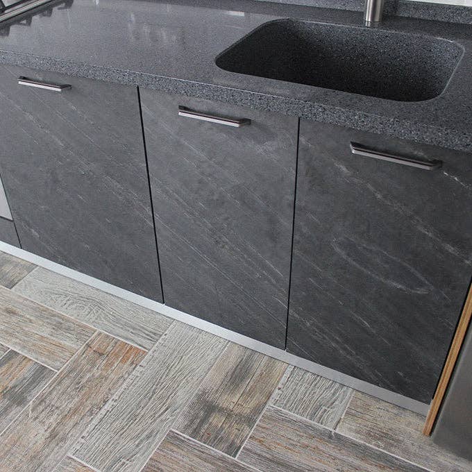 Stoneflex - Wholesale Wall Accent - Shadow Grey - Real Stone Veneer Sheets [Pack of 3]1