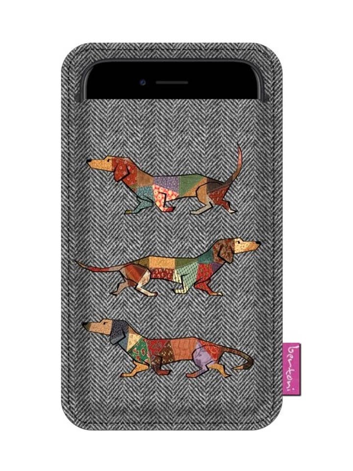 Joker Bertoni smartphonehoesje van grijs vilt voor wholesale door IngrossoBertoni by INCI Srl