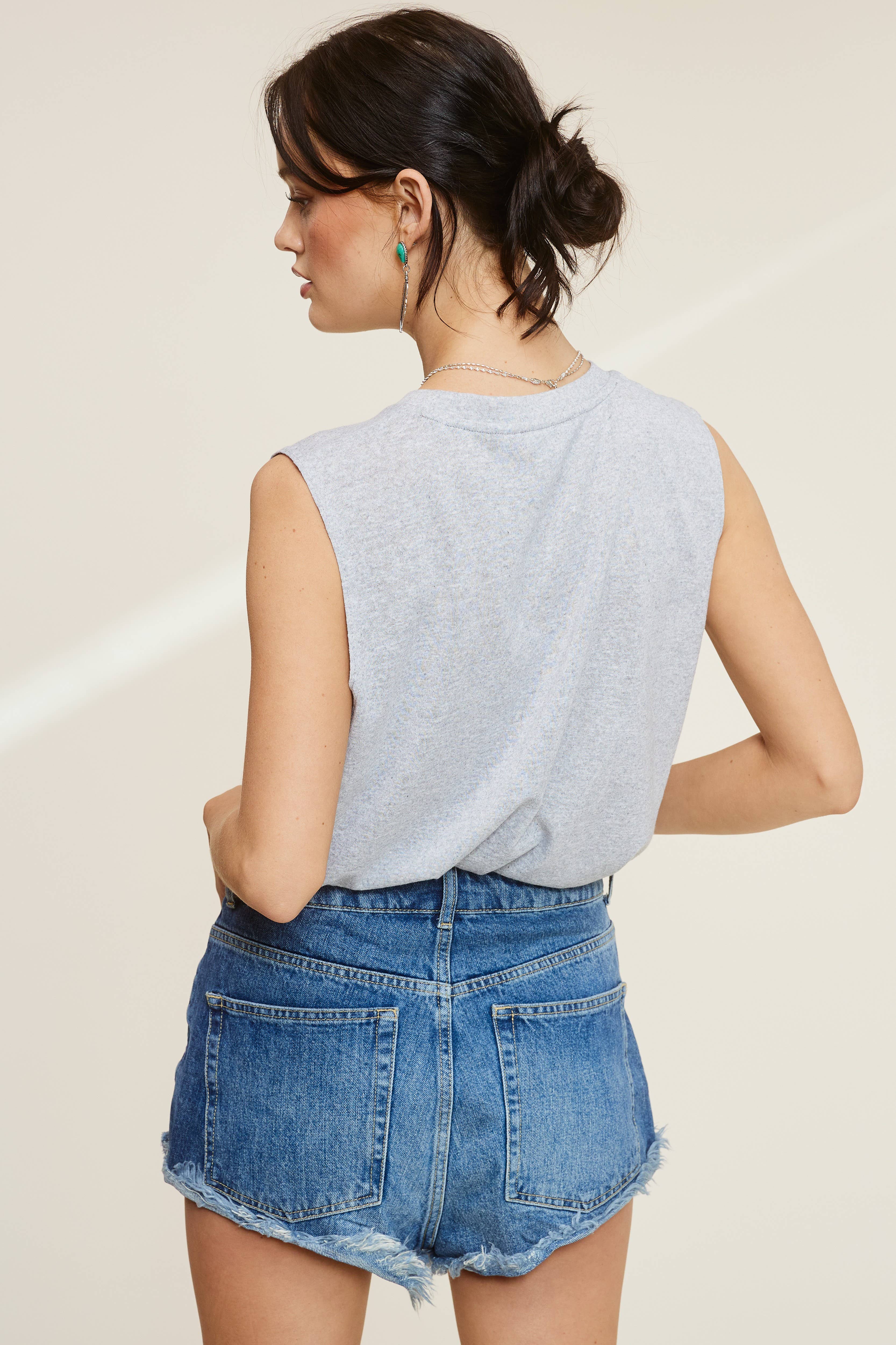 Mimosa - Wholesale Tank Top - Women's - Round Neck Sleeveless Muscle Tank6