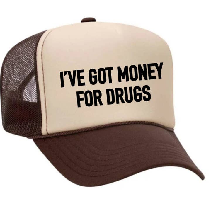 Inappropriate Trucker Hats - Vente Casquette de camionneur – unisexe - Casquette de camionneur I've Got Money for Drugs20
