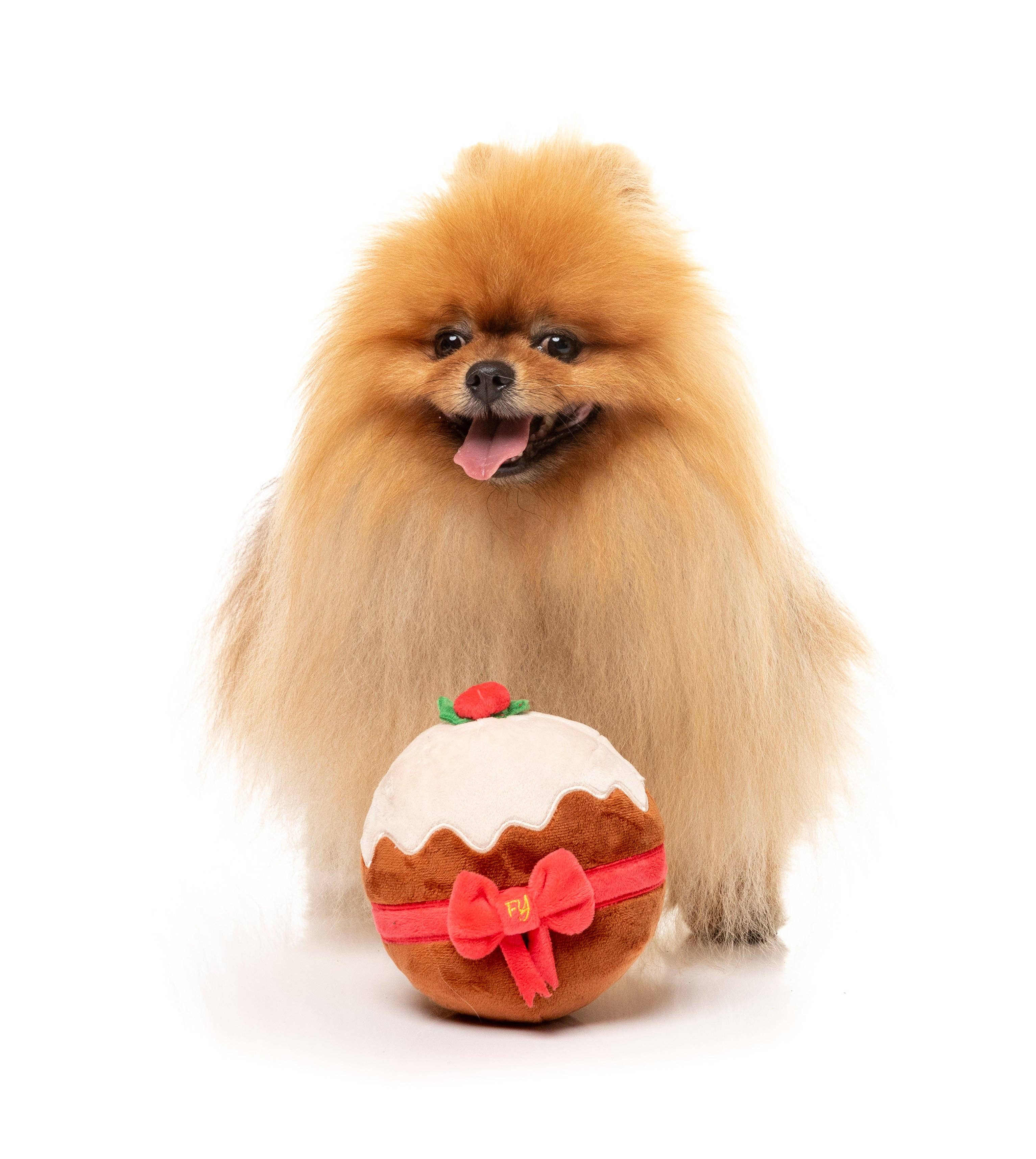 In Vogue Pets – wholesale Pet plush toy – Dog – Merry Puddin' - Christmas - Dog Toy3