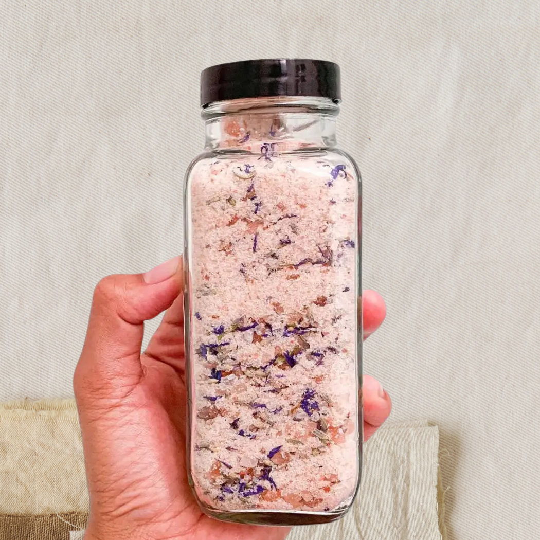 Self goddess - Wholesale Bath Soak/Milk - Private Label Lavender Rose Himalayan Salt Soak with Crystal1