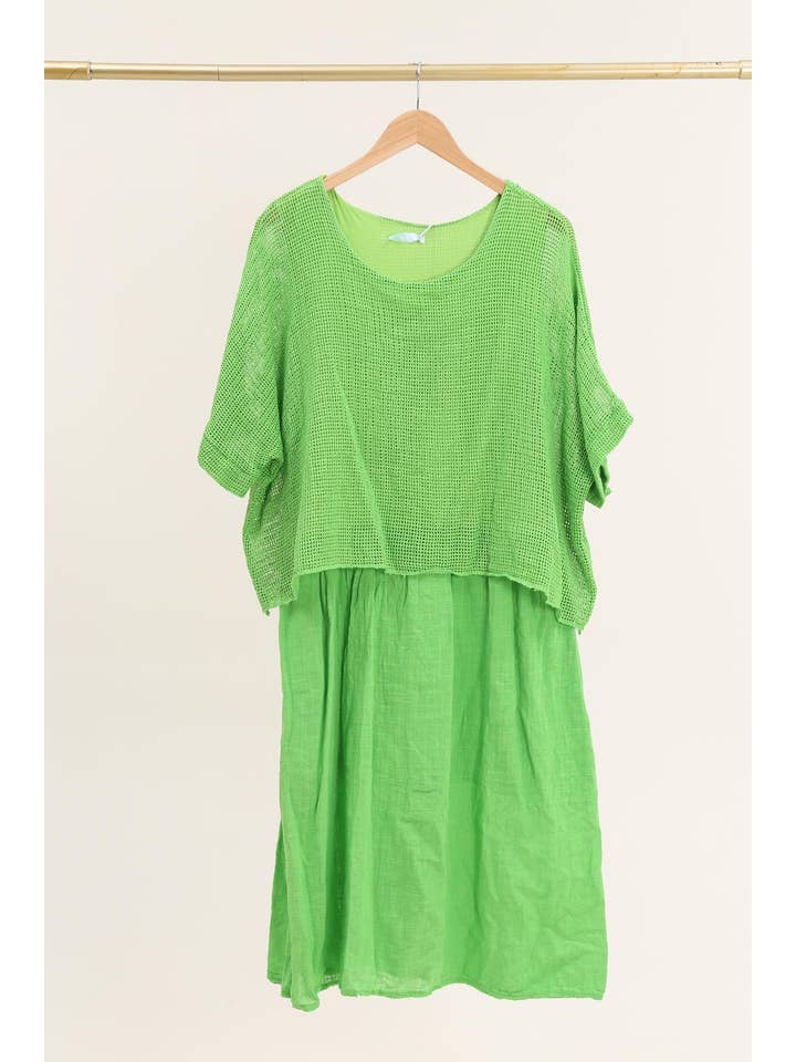 la maison des fibres naturelles – Vestido - Mulher por atacado – Vestido 19056 100% algodão13