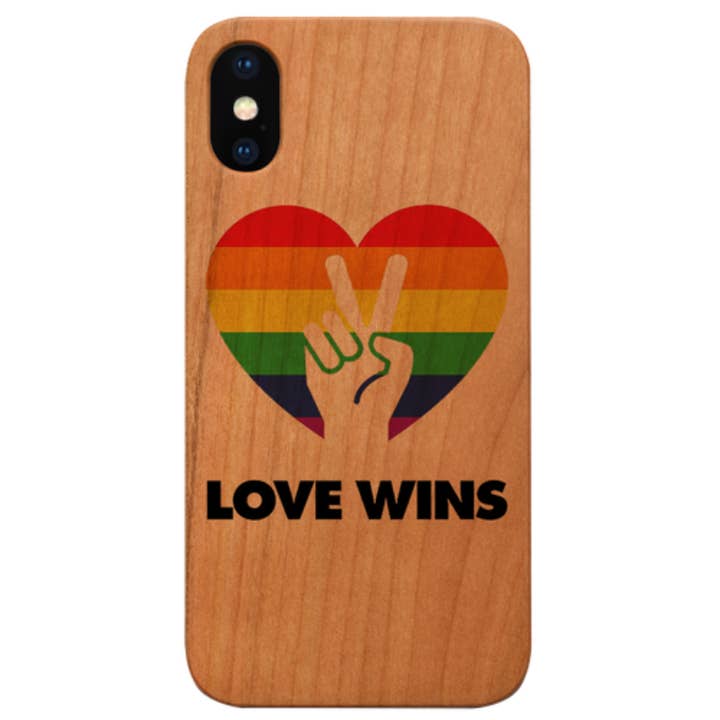 Cherry Wood - Pride Love Wins 2 UV Color Printed for wholesale by OTTO CASE