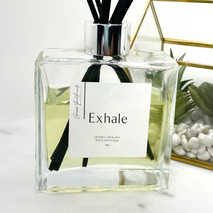 Aroma Therapy Reed Diffuser - Exhale for wholesale by Cherish the Moments Home Fragrance