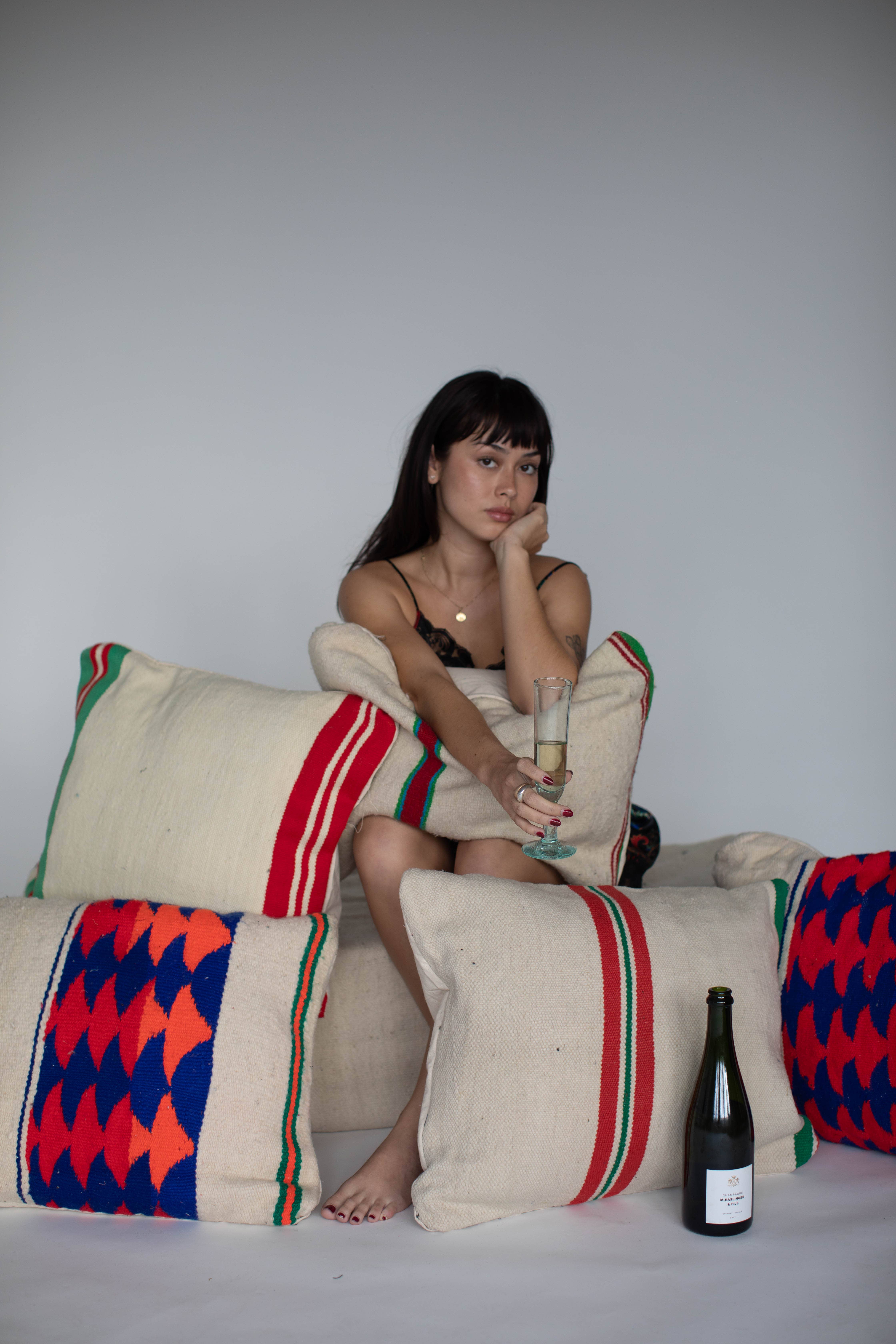 Voyage - Vente Housse de coussin - Housses de coussins marocains rayés14