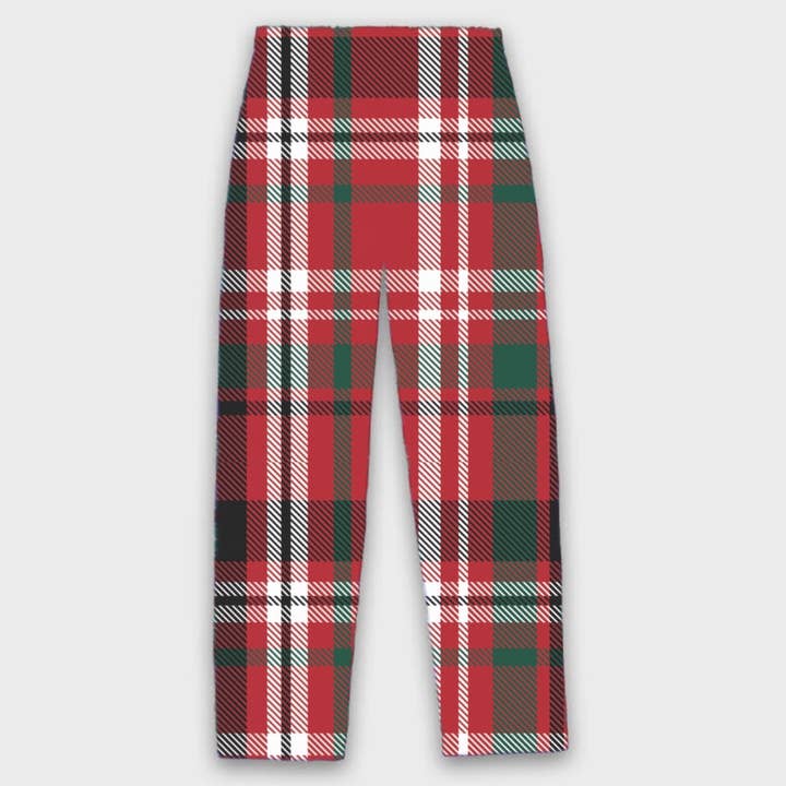 Pijamas de Família em Xadrez Vermelho por atacado de JustForLittles