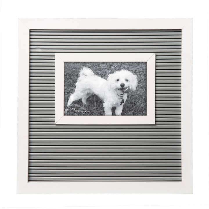 SALE Wood 11.81" Gray Gray and White Letter Board Frame for wholesale by Totalee Gift