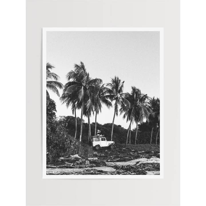 The Sunset Shop - Wholesale Art Print - Surf Bandida - Black & White2