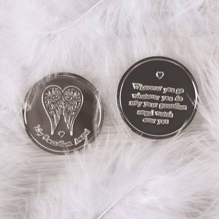 Something Different Wholesale - Wholesale Keepsake Coin/Token - Guardian Angel Protection Coin