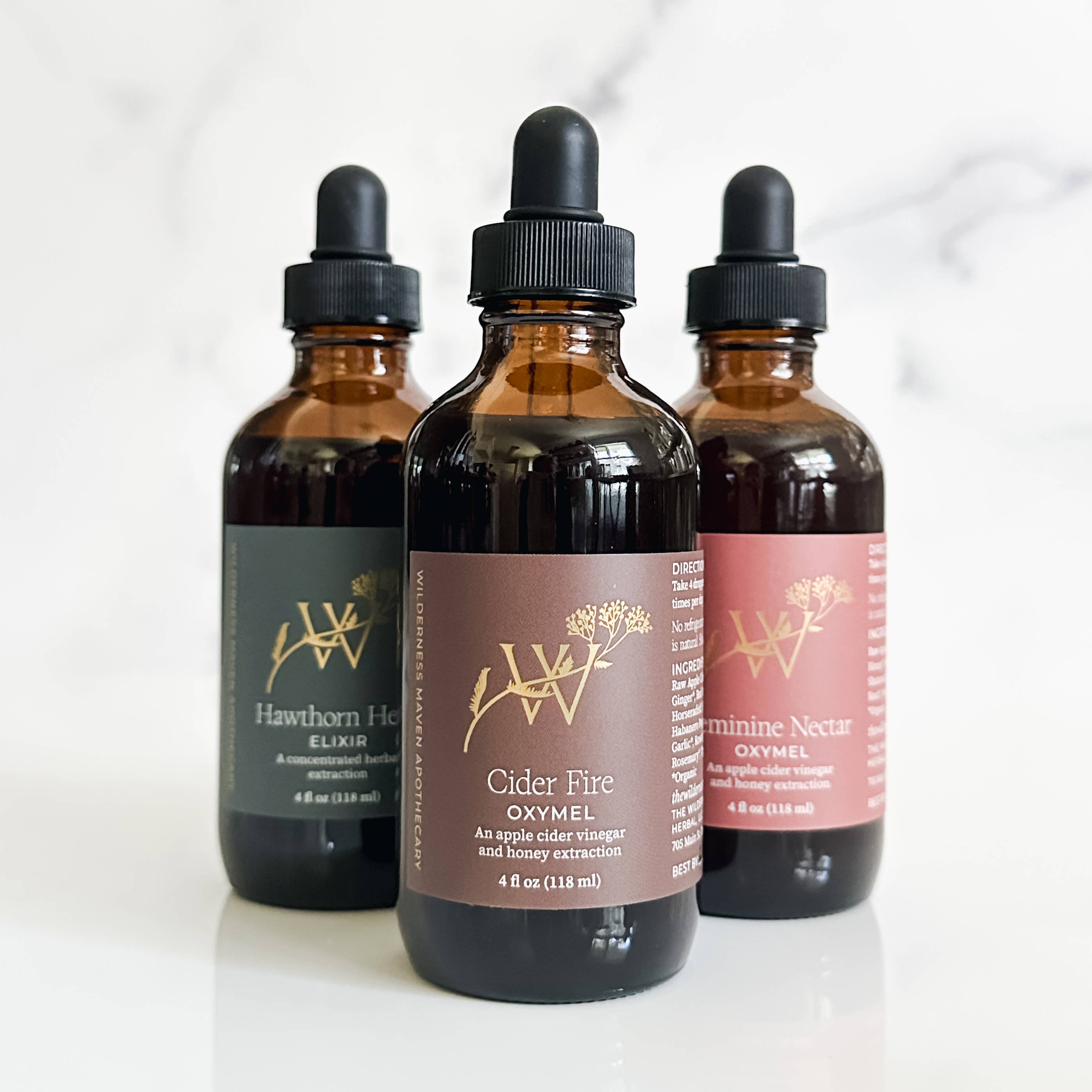 Wilderness Maven Apothecary - Wholesale Oral Supplement/Vitamin - Cider Fire Oxymel0