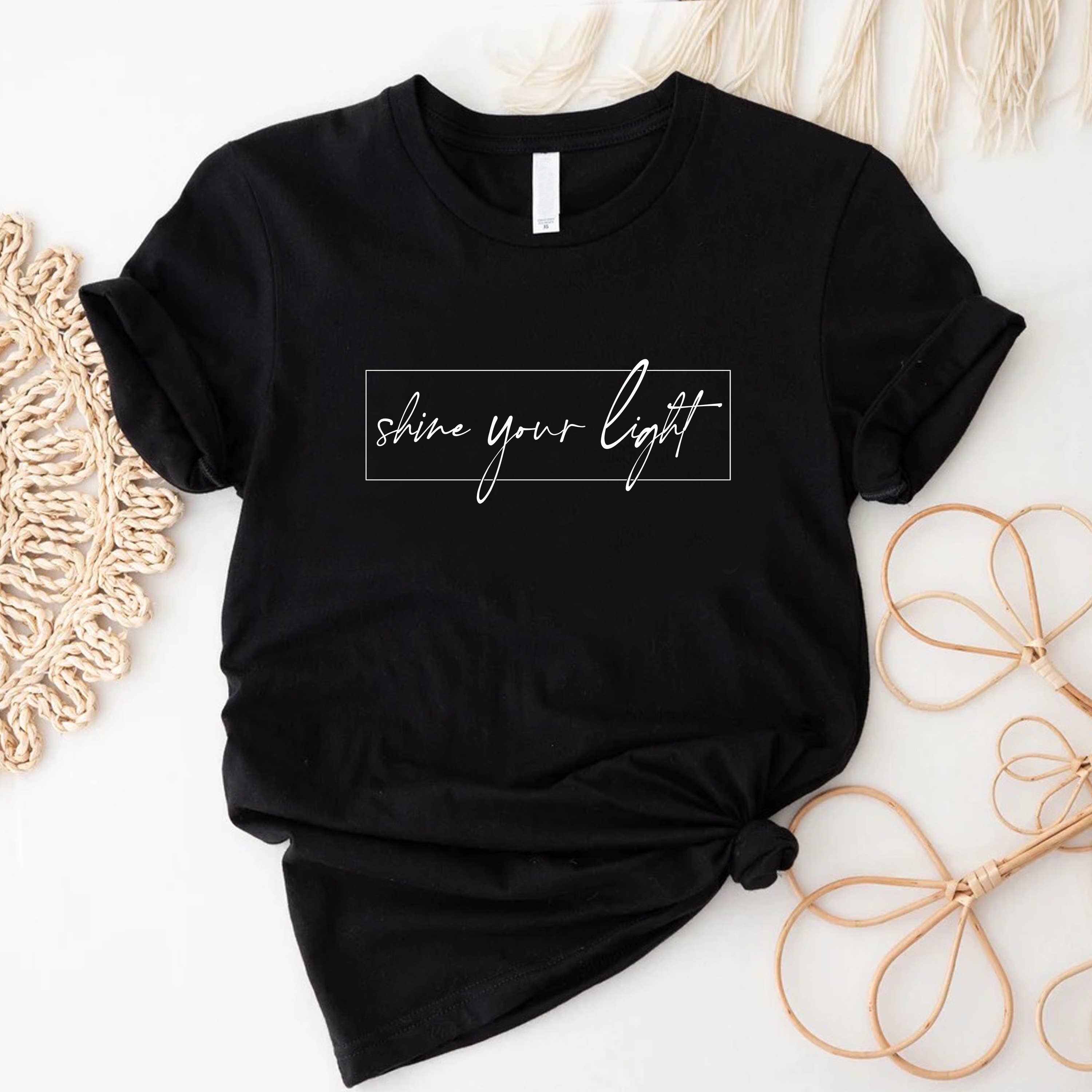 STARCHIS - Wholesale Screen Printed T-Shirt - Women's - Shine your light0