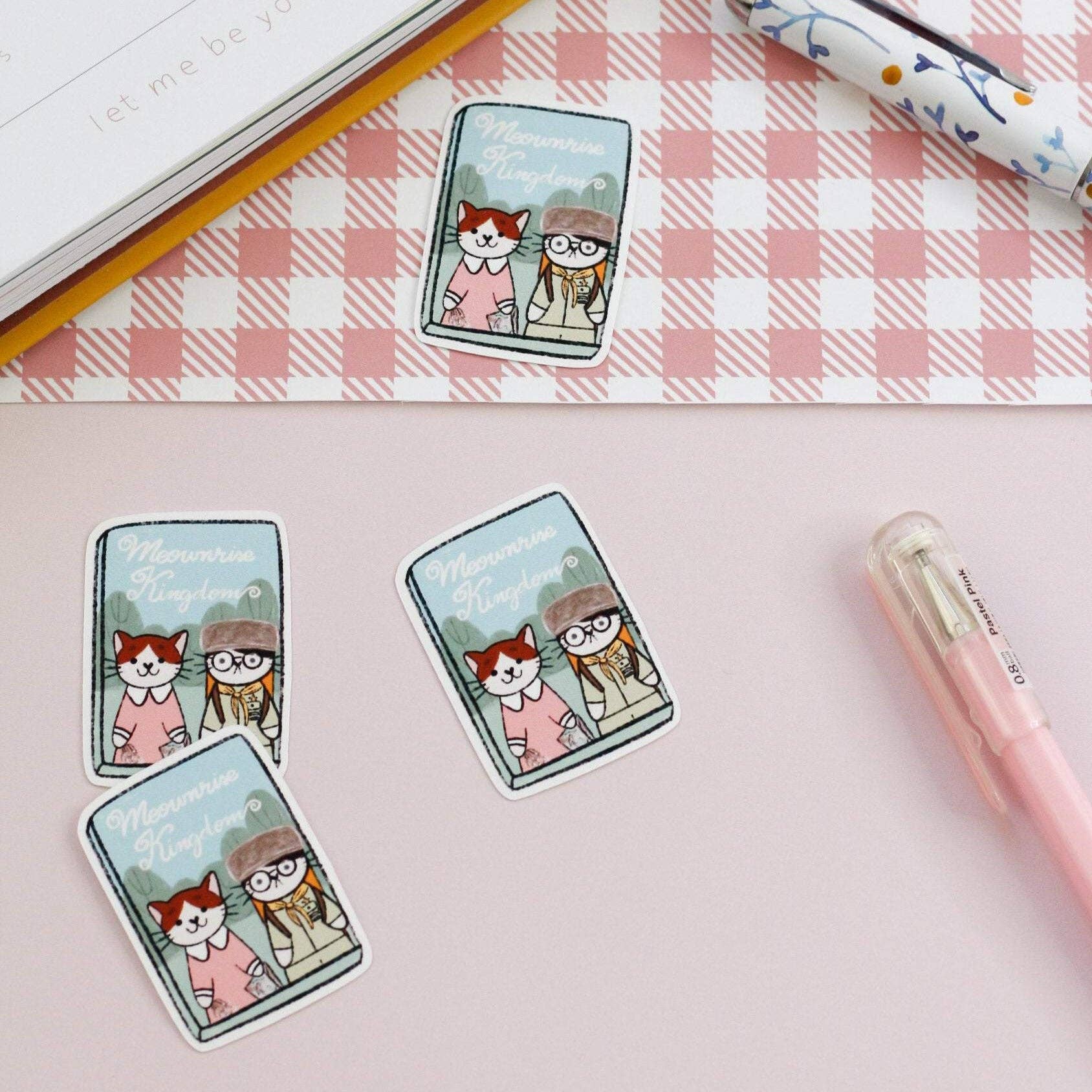 My Sweet Paper Card - Wholesale Sticker - Meownrise Kingdom - Cat stickers2