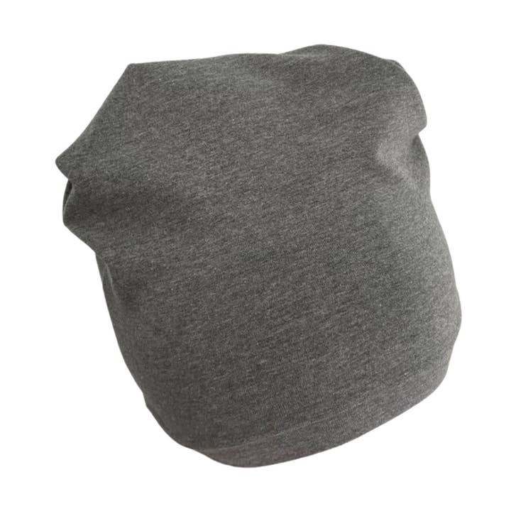 Charcoal Grey Women's Chemo Alopecia Beanie Hat, Chemo Hat for wholesale by IamMe Store