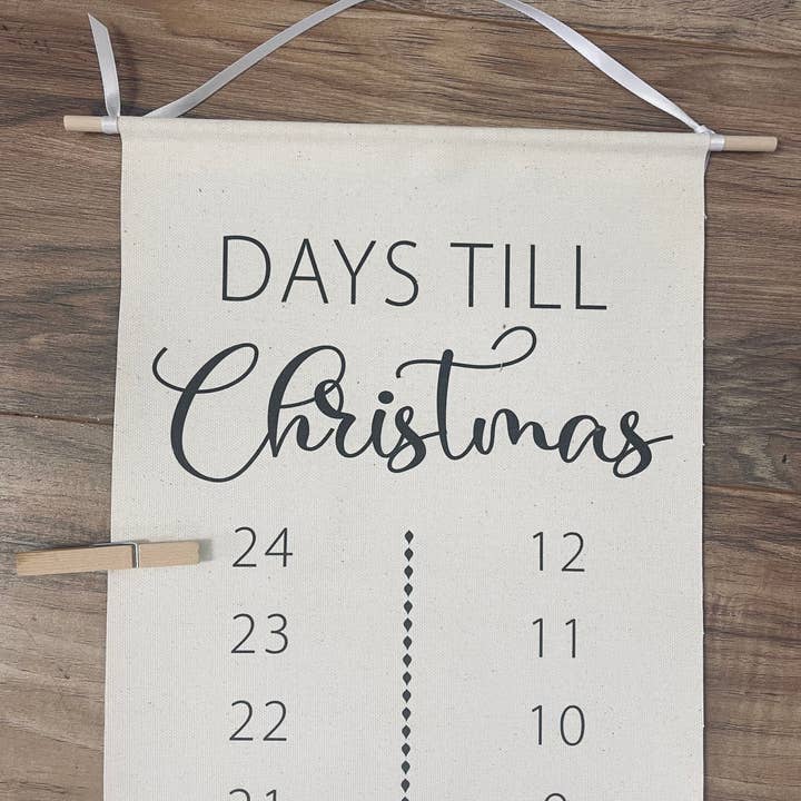 Red Barn Canvas - Wholesale Banner - Christmas Countdown3