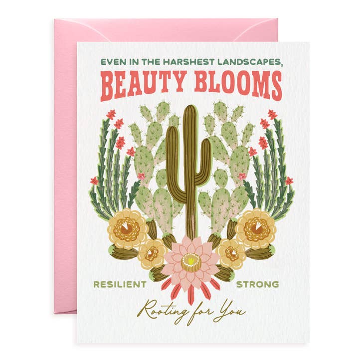 Cactus Garden Card for wholesale by O.O.M.F. Creative