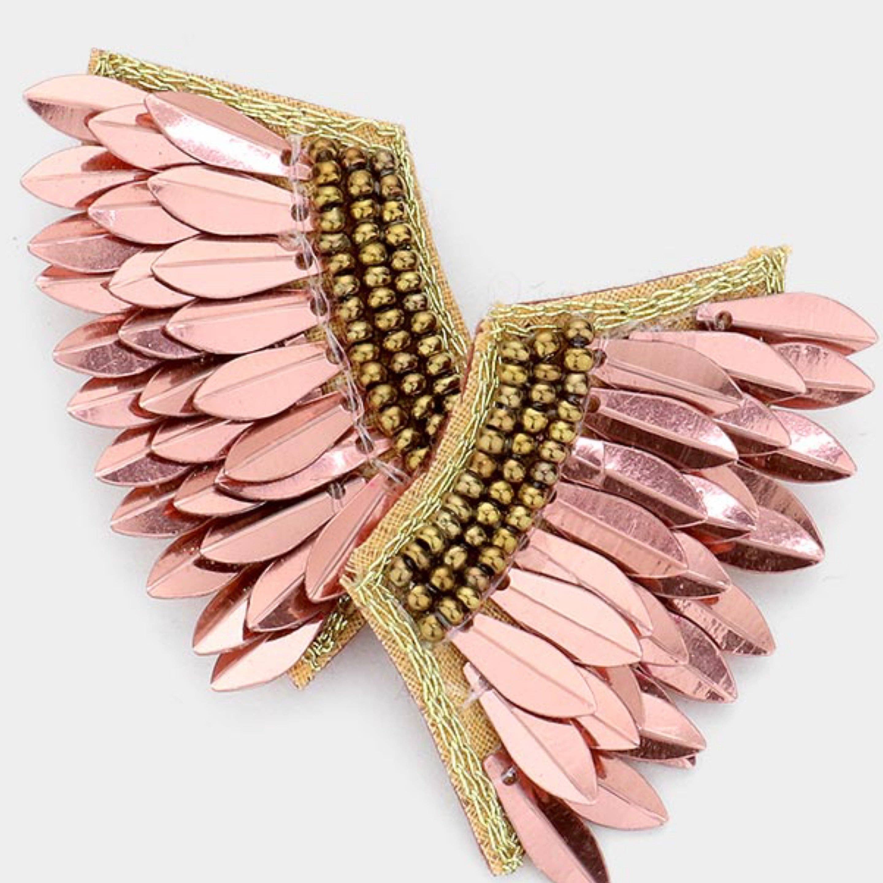 Haute & Happy - Venta al por mayor Pendientes de borla - Plumón0