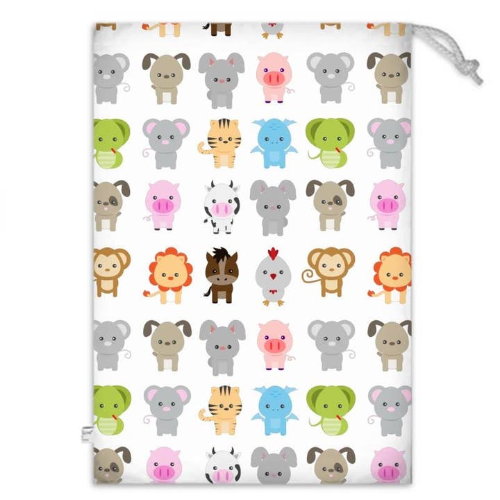 Sac à jouets pour enfants motif animaux mignons pour la vente par Sorbey