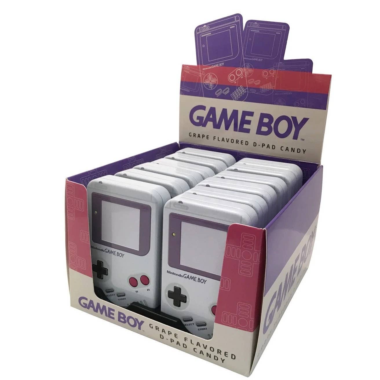 Long Island Candy Factory - Wholesale Hard Candy - Boston America Nintendo Game Boy D-Pad Candy Tin 12 ct0