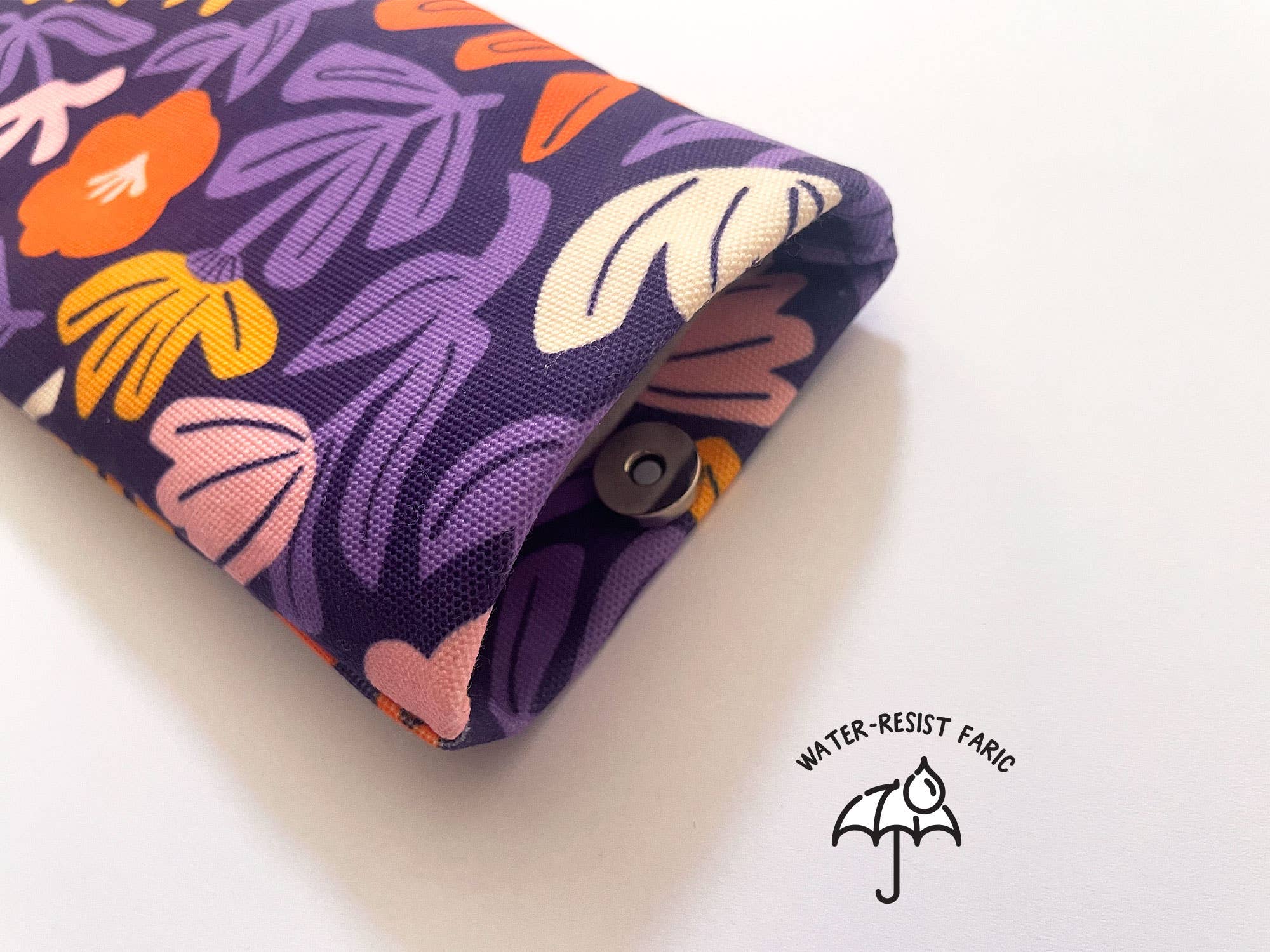 Fabric Drawer - Wholesale Eyewear Cases & Holders - Women's - Handmade Fabric Sunglasses, Glasses Case - Petals (Purple)3