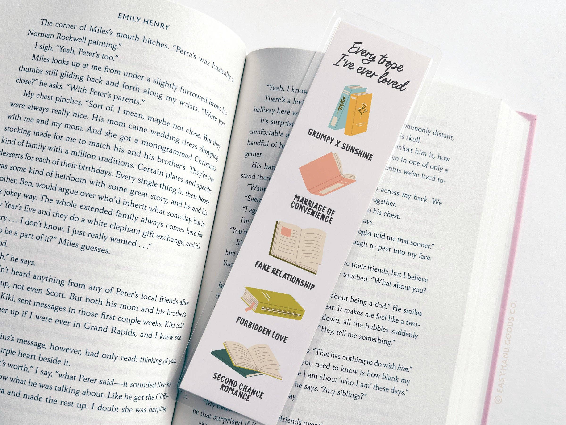 Easyhand Goods – formerly Onderkast - Wholesale Bookmark - Every Trope I've Ever Loved Laminated Bookmark1