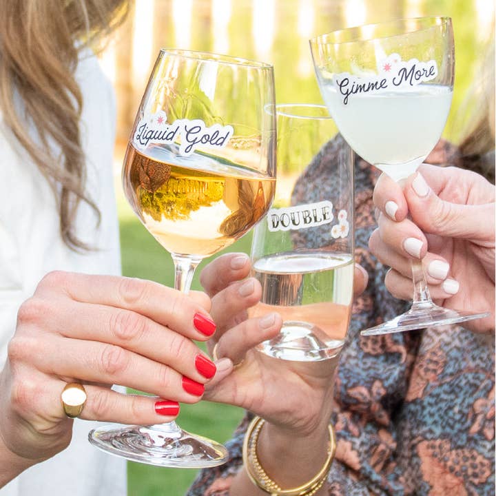 GlassTats - Wholesale Wine/Cocktail Glass Markers - Happy Hour Drink Markers1