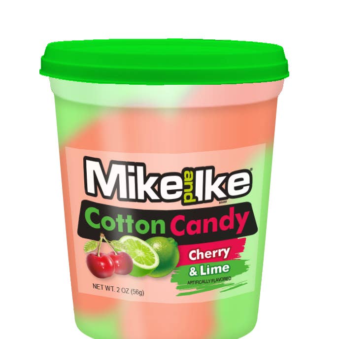 Mike and Ike Cotton Candy, 2oz Tubs, 12ct for wholesale by Grandpa Joe's Candy Shop
