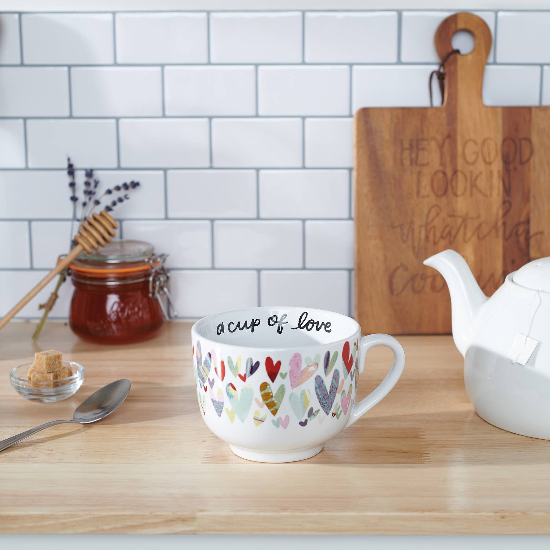 Primitives by Kathy - Wholesale Coffee Mug - A Cup Of Love Mug4