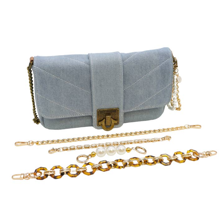 The Charm Bar Company - Wholesale Purse/Bag Accessory - Unisex - Assorted Gold Purse Chains | Pack of 51